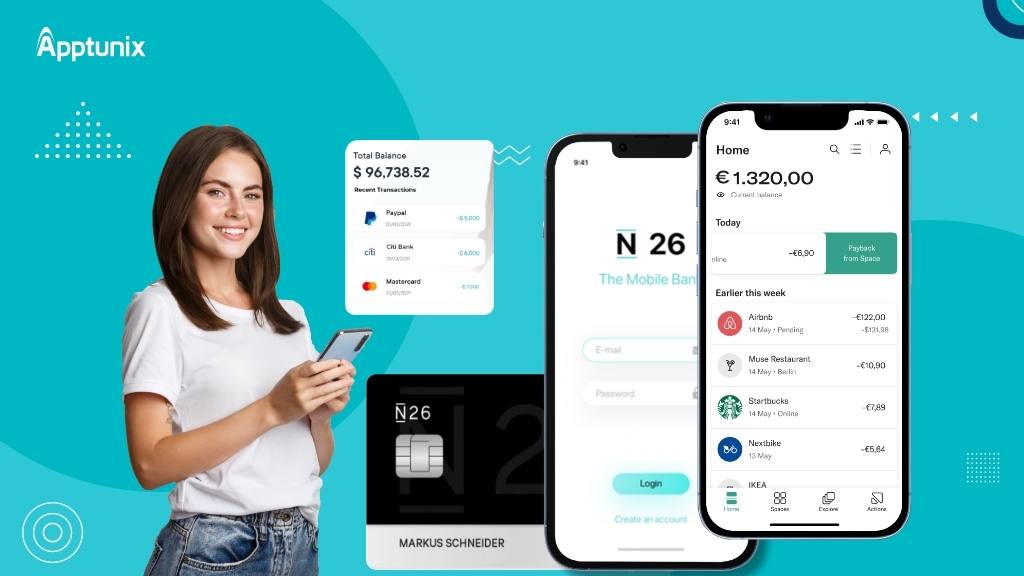 N26 like banking app development cost