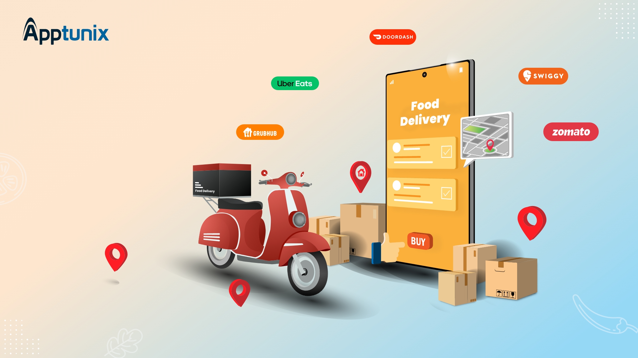 top or best online food delivery apps