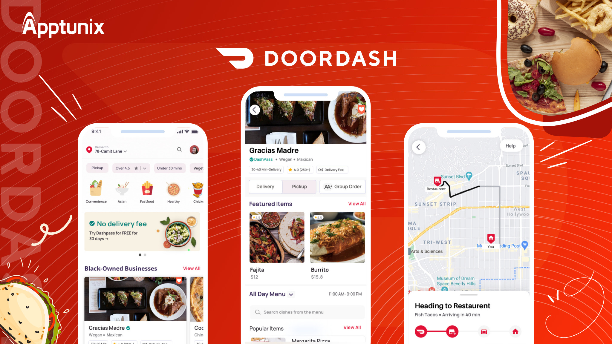 cost to develop a food delivery app like doordash