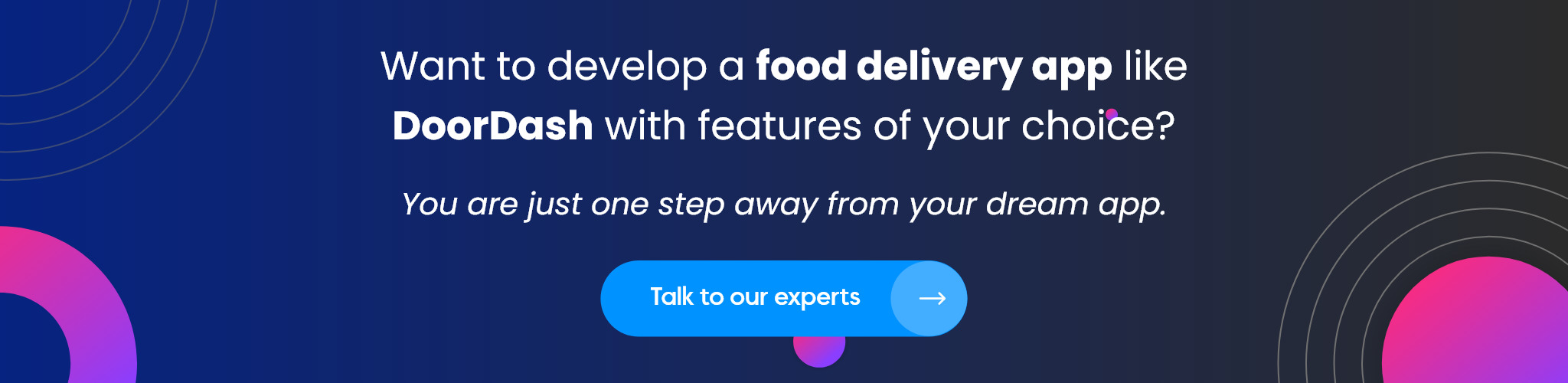 estimated cost to develop a food delivery app