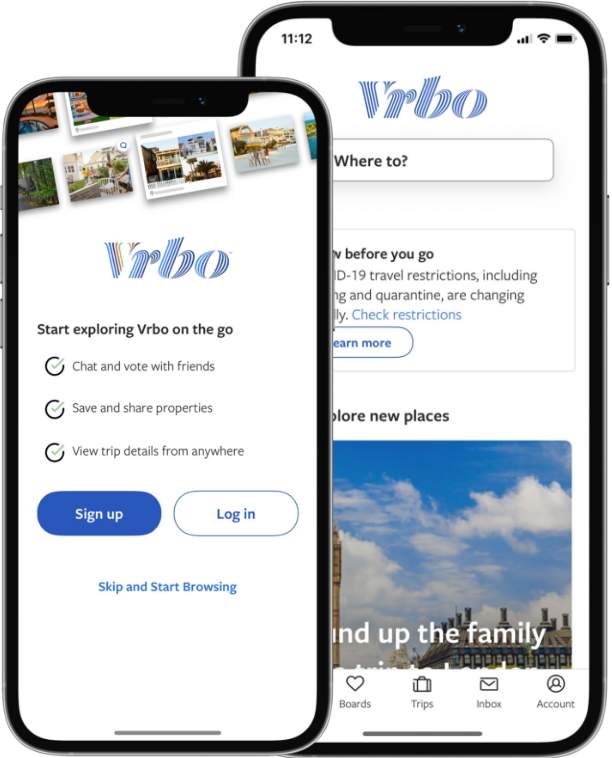 Vrbo – Travelling App